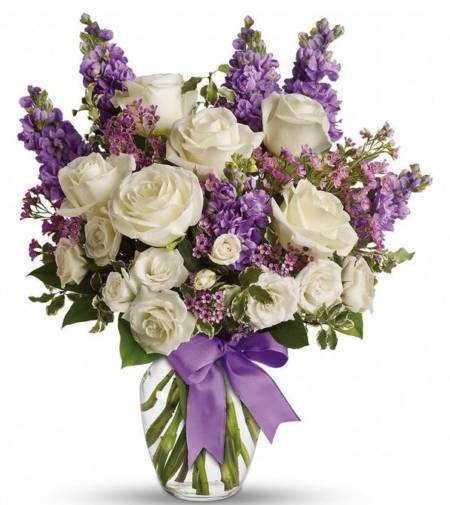 This magical bouquet will be at home in a cottage, a condo, a studio or an estate. It's so pretty it will be appreciated by all those lucky enough to receive it. Enchant someone today!